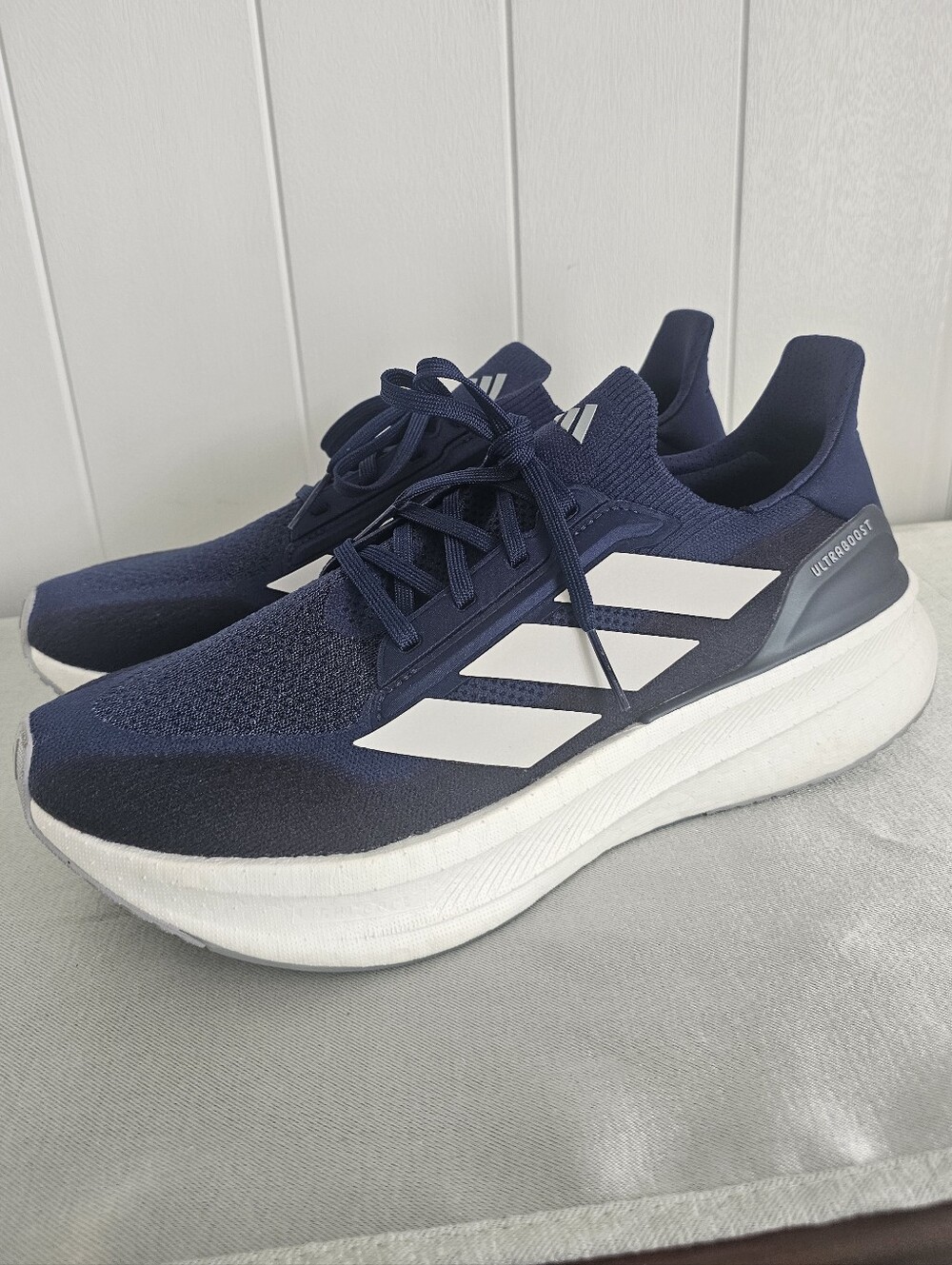 ADIDAS UltraBoost 5X Mens Blue Running Shoes, Sneakers